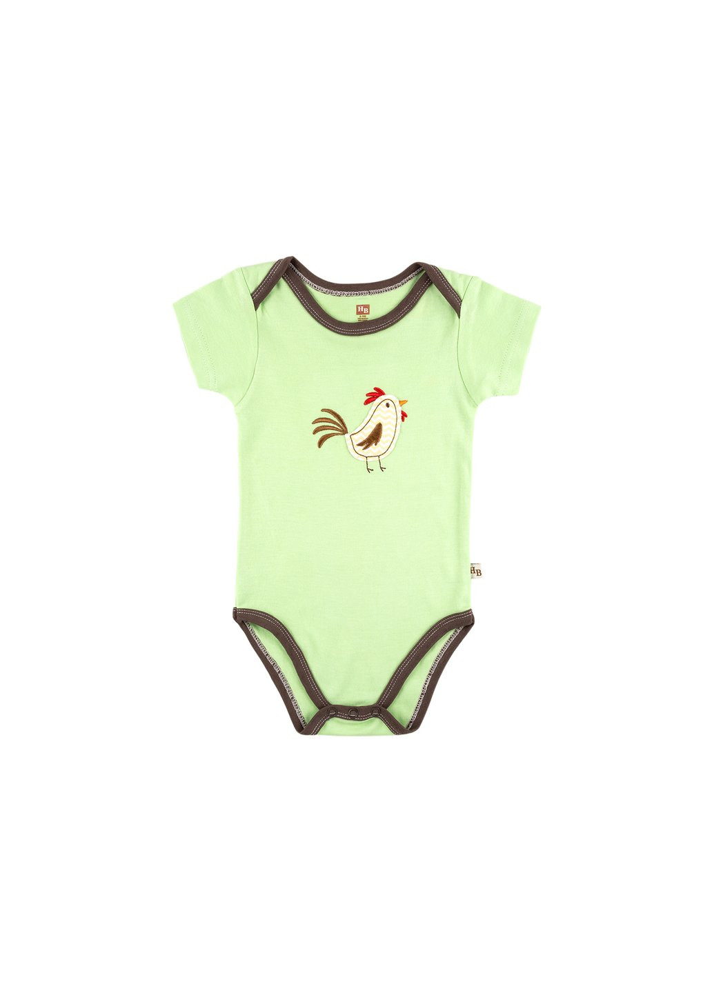 Комбінований демісезонний набір дитячого одягу із бамбука з малюнком тварин зелений для хлопчиків (68353.3-6.g) Luvable Friends