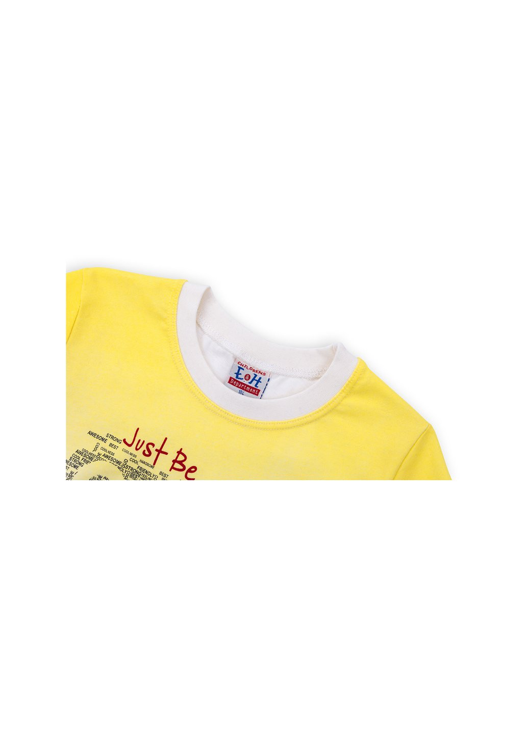Желтый летний набор детской одежды футболка "cool" с шортами (8867-98b-yellow) Breeze