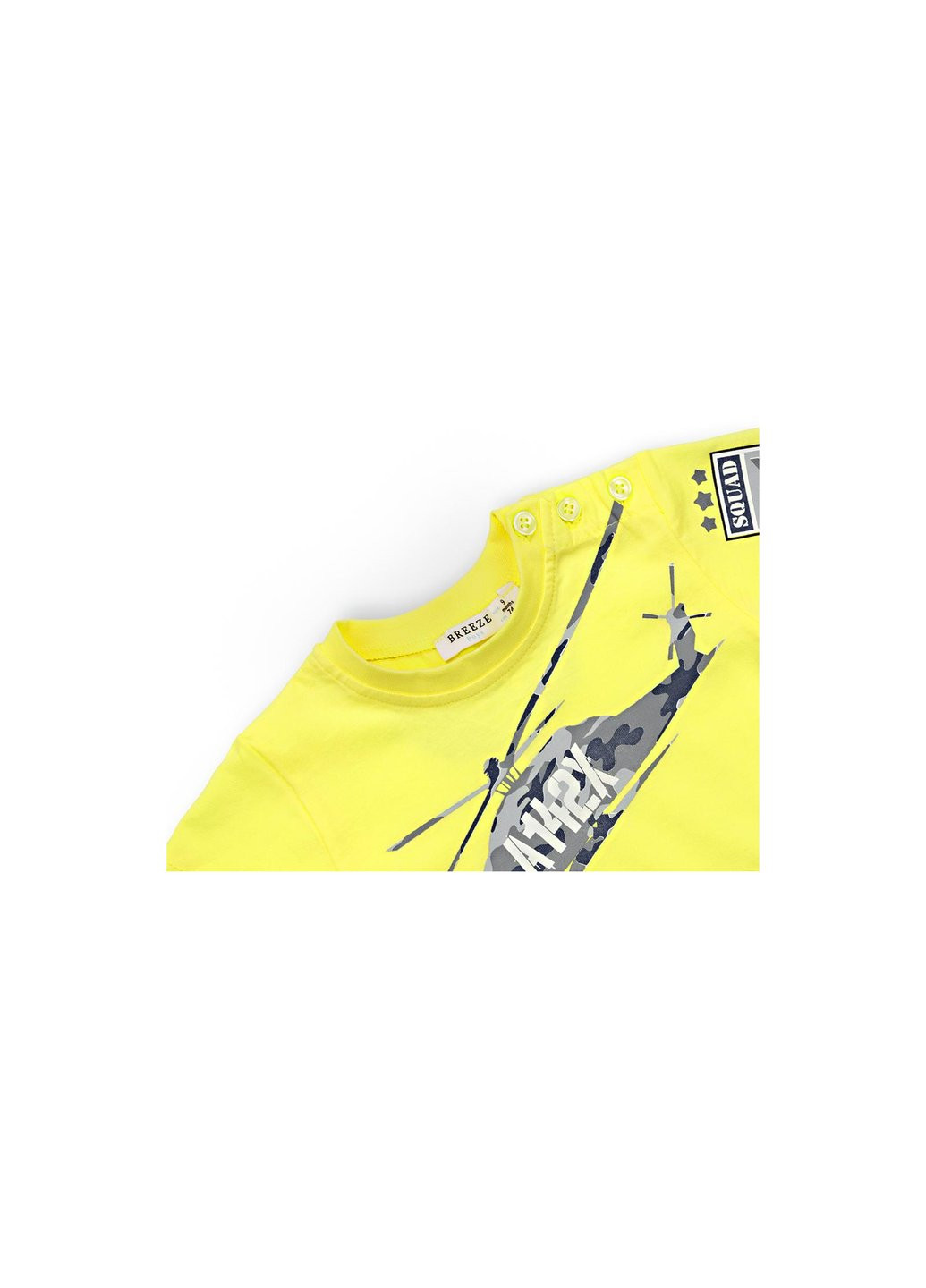 Зеленый летний набор детской одежды с вертолетом (10962-80b-green) Breeze