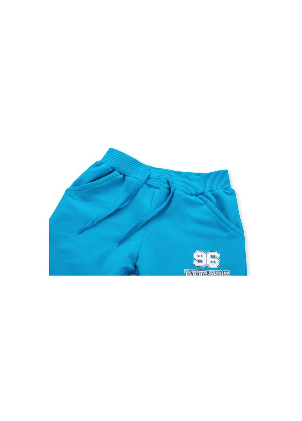 Блакитний демісезонний набір дитячого одягу "i run new york" (8278-98b-blue) Breeze