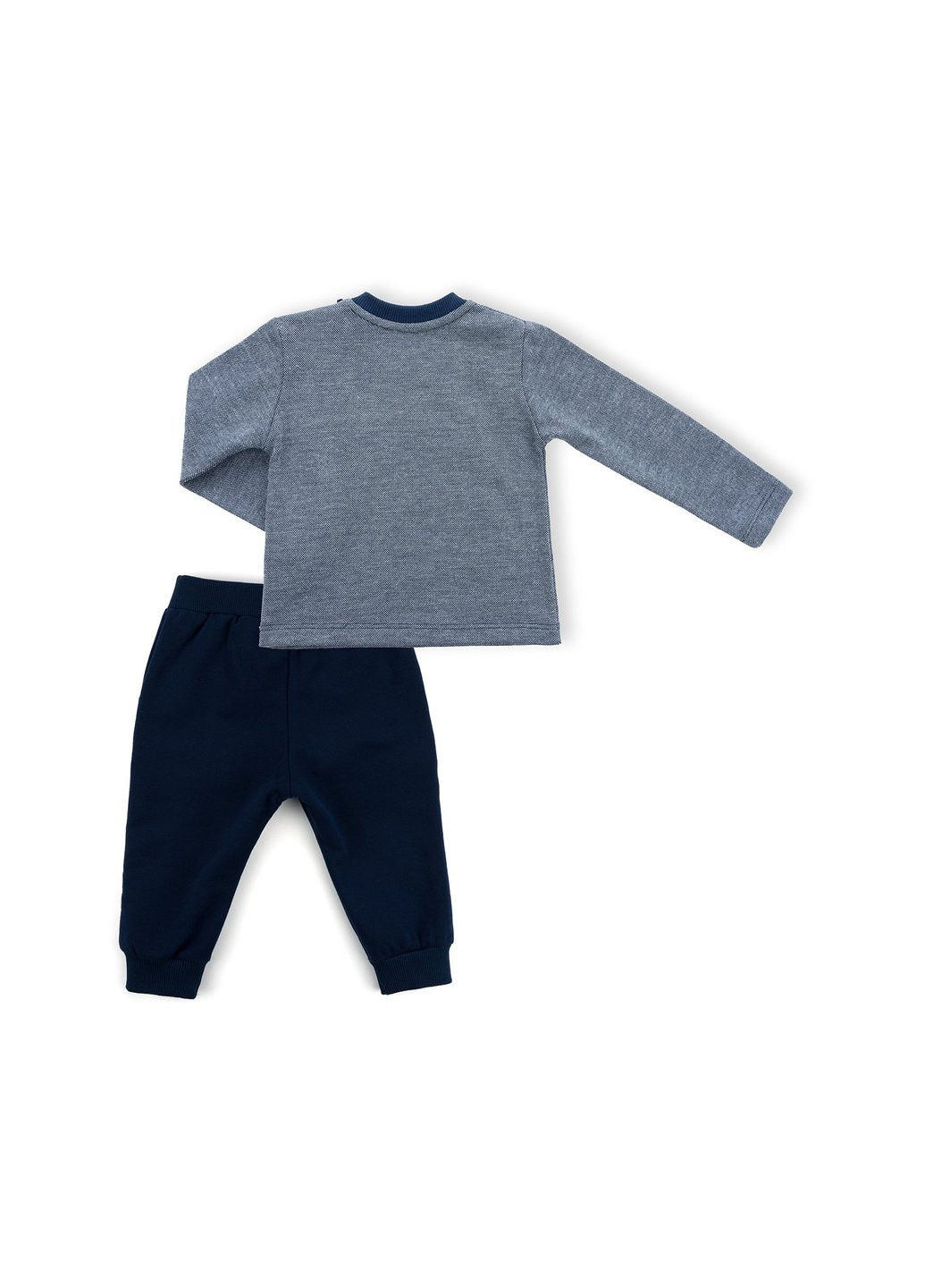 Блакитний демісезонний набір дитячого одягу з тигром (10614-80b-blue) Breeze