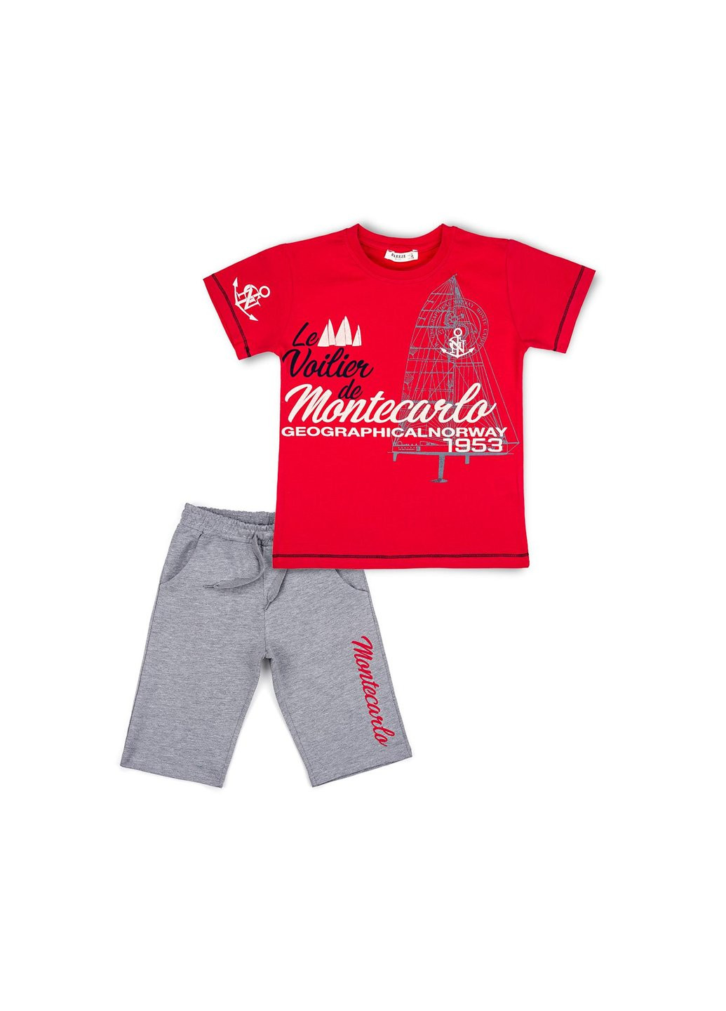 Красный летний набор детской одежды "montecarlo" (10936-116b-red) Breeze