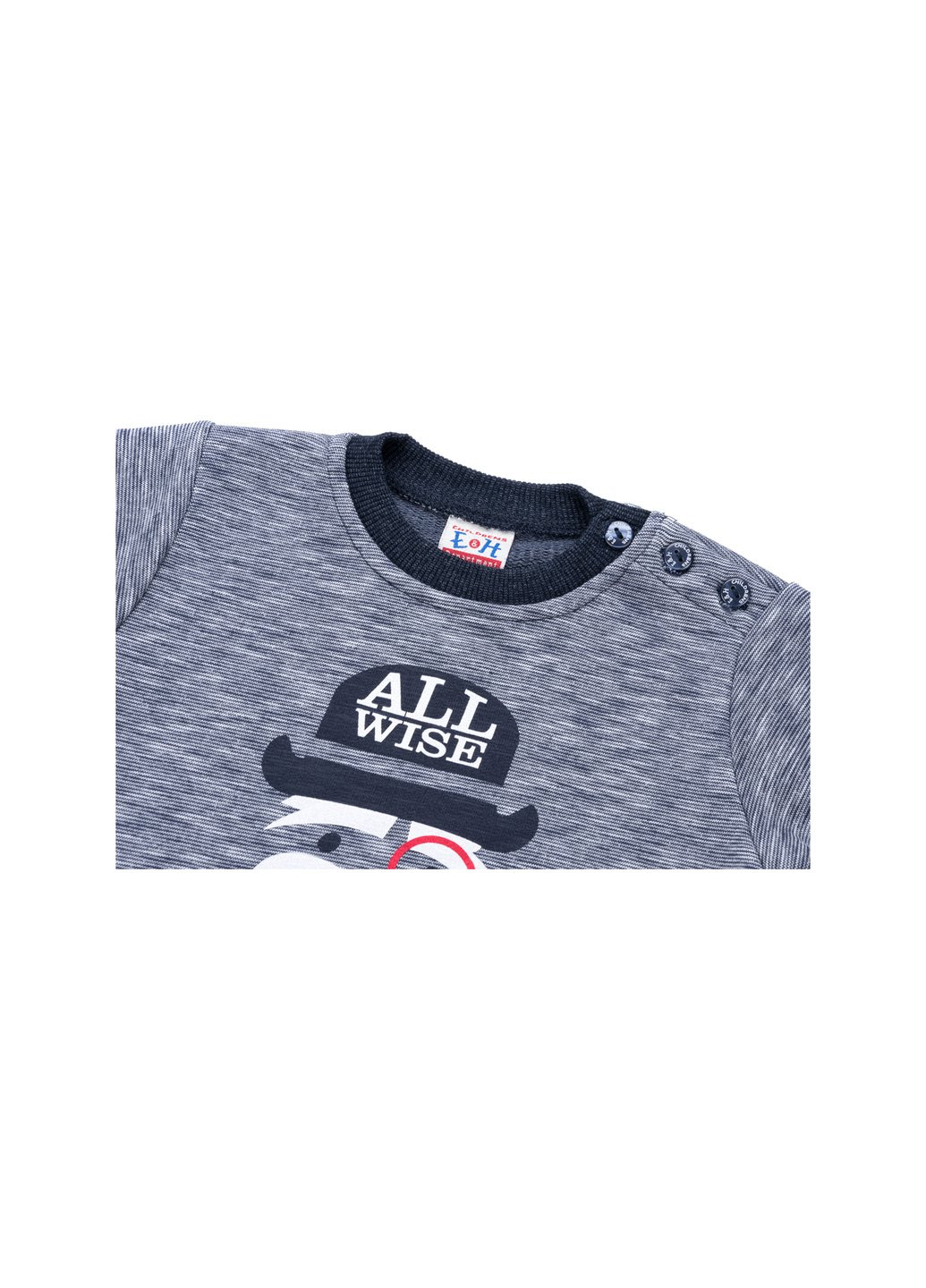 Голубой демисезонный набор детской одежды с собачкой в шляпе (8713-80b-blue) Breeze