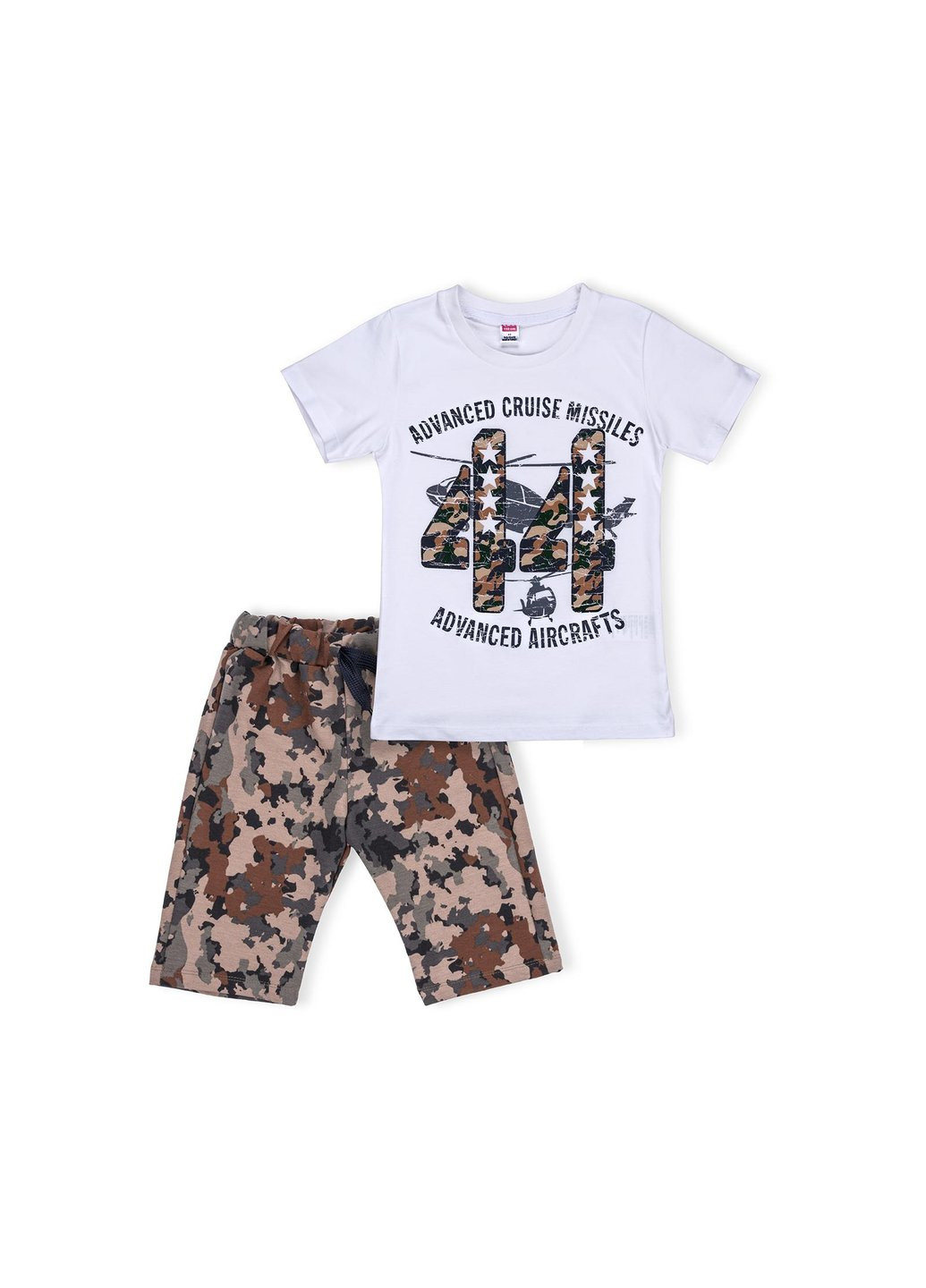 Белый летний набор детской одежды "44" (35067-110b-white) Boinc