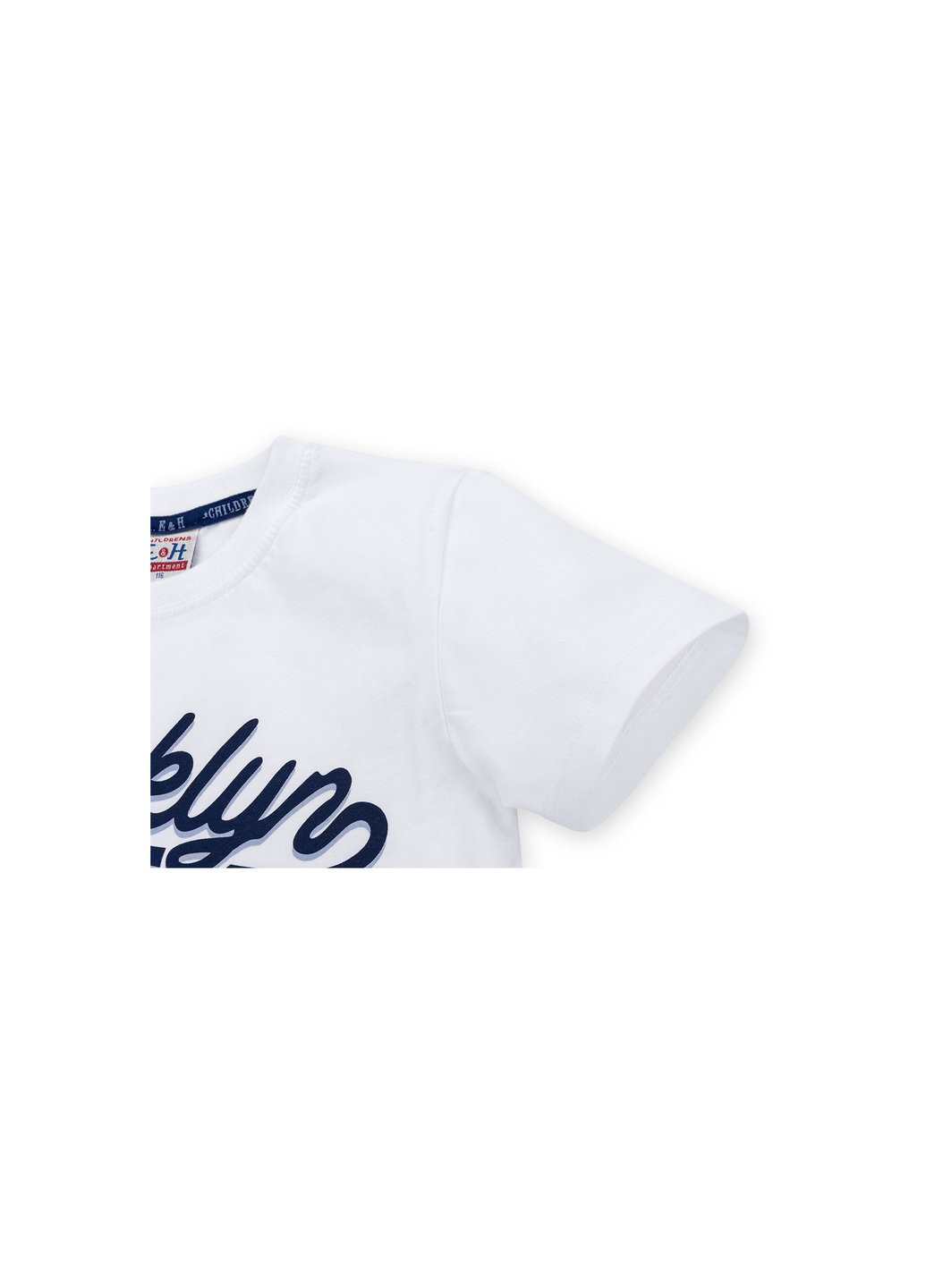 Білий літній набір дитячого одягу футболка "brooklyn ath" із шортами (8932-116b-white) Breeze