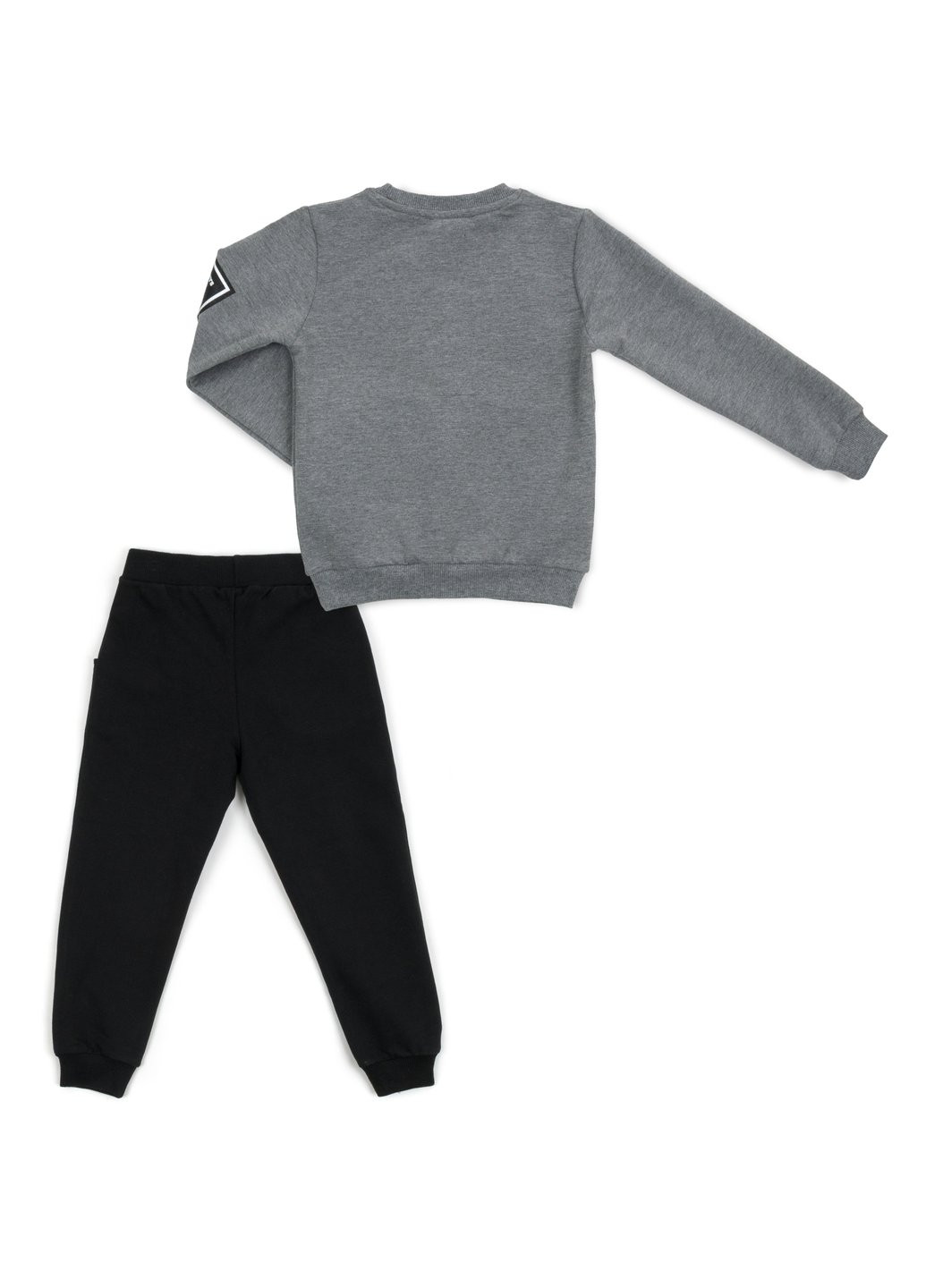 Серый демисезонный набор детской одежды "forever" (13267-134b-gray) Breeze