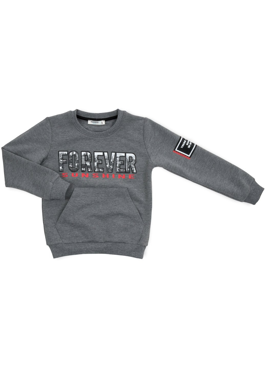 Сірий демісезонний набір дитячого одягу "forever" (13267-128b-gray) Breeze