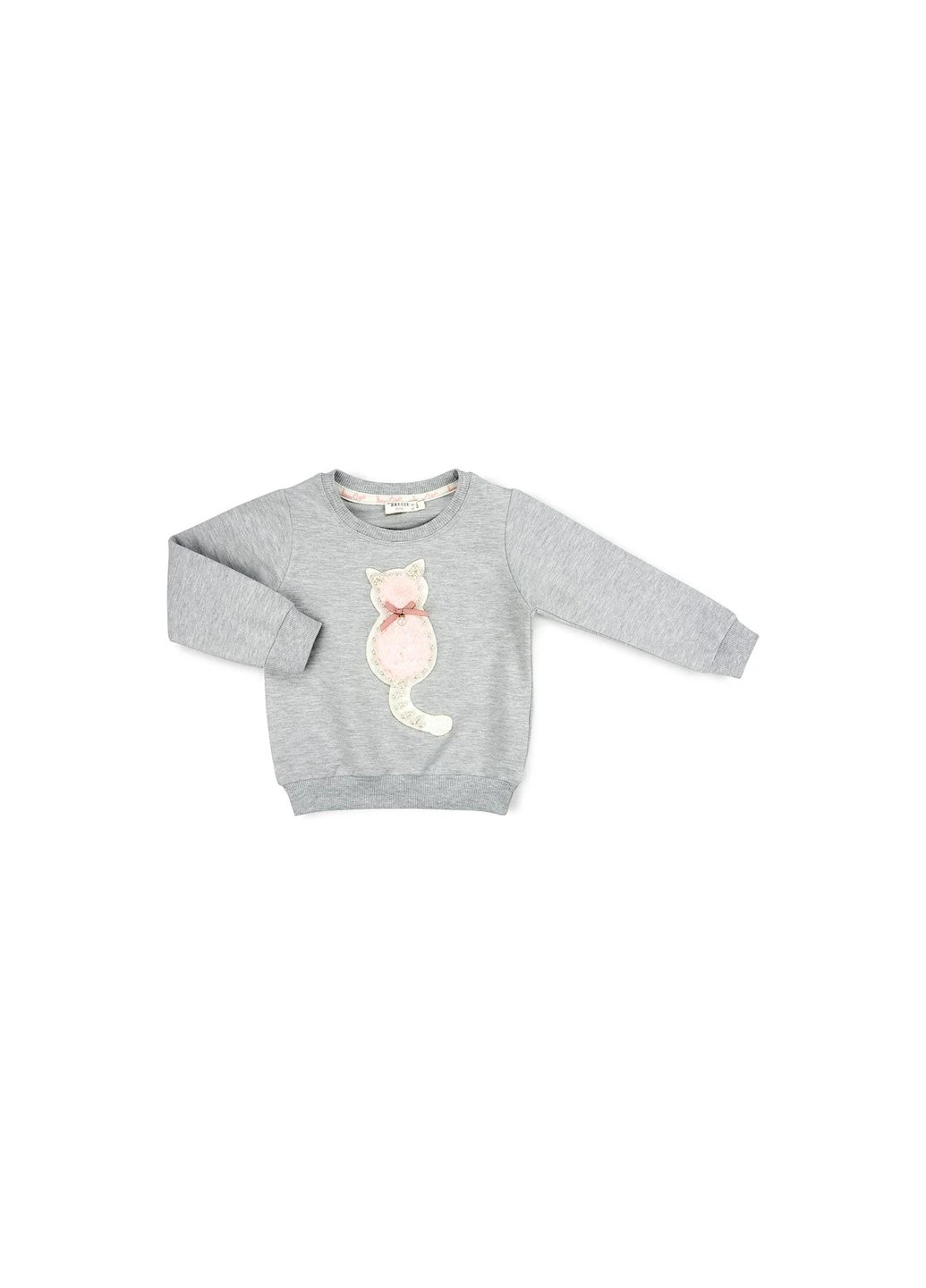 Кофта с котиком (11705-116G-gray) Breeze (257204532)