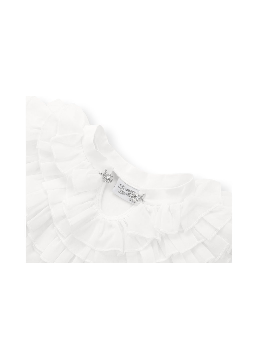 Кофта с шифоновыми рюшами (9270-152G-cream) Breeze (257204525)