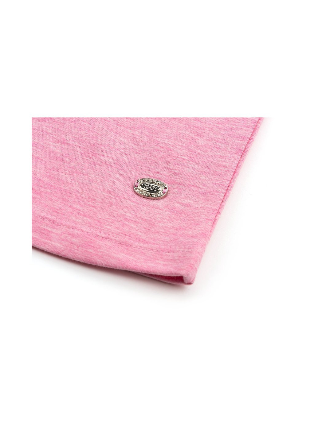 Кофта с кружевной оборкой (10040-92G-pink) Breeze (257204444)
