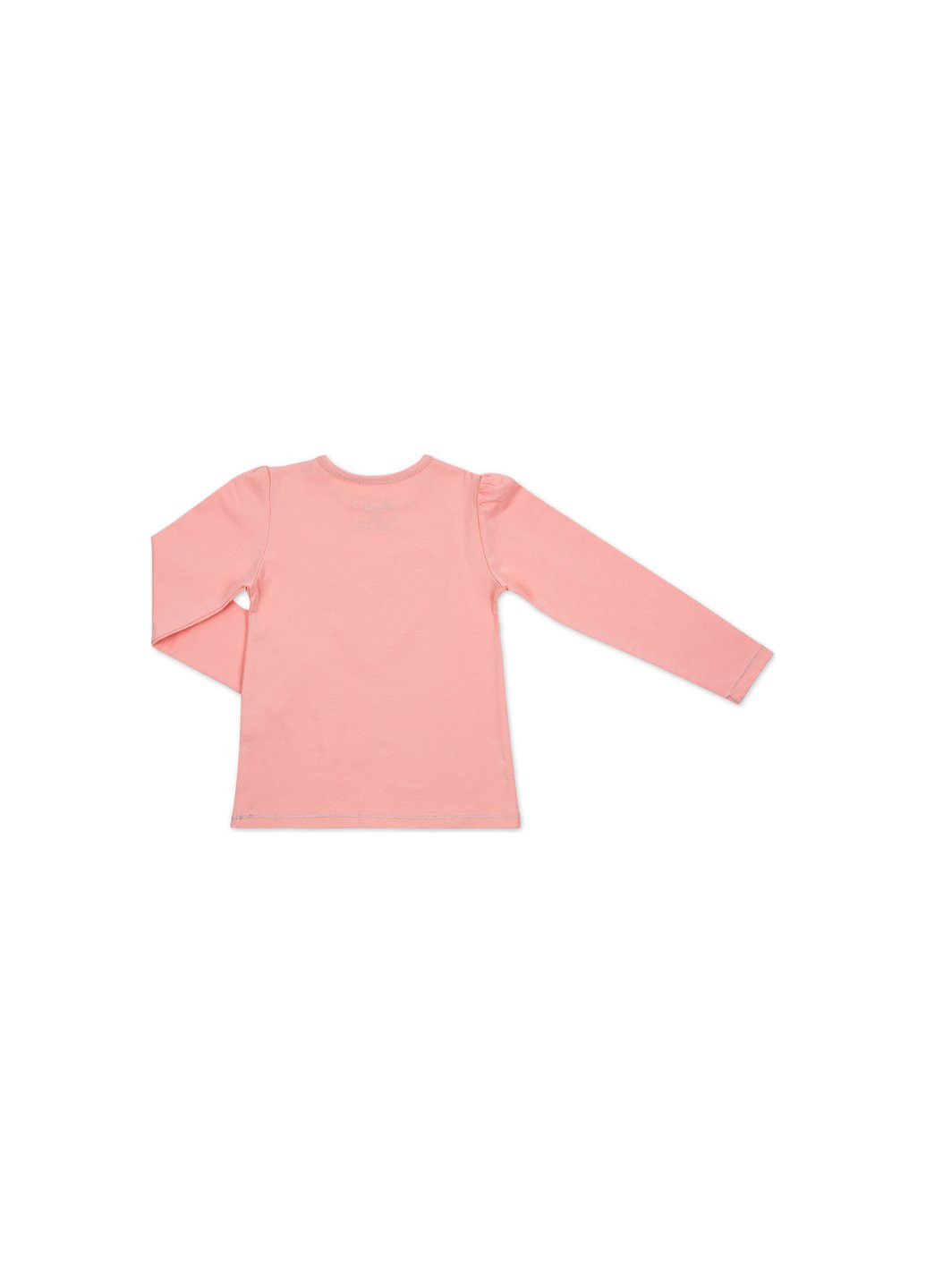 Кофта з серцем та стразами (7885-116G-peach) Breeze (257204472)