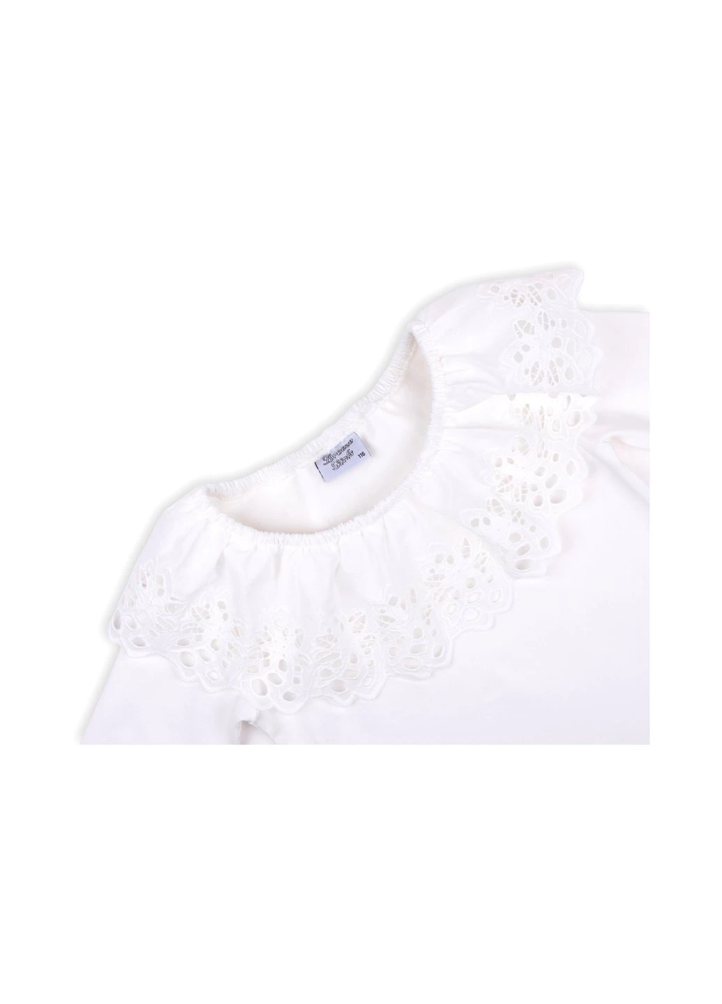 Кофта с кружевной оборкой (9999-140G-beige) Breeze (257204538)