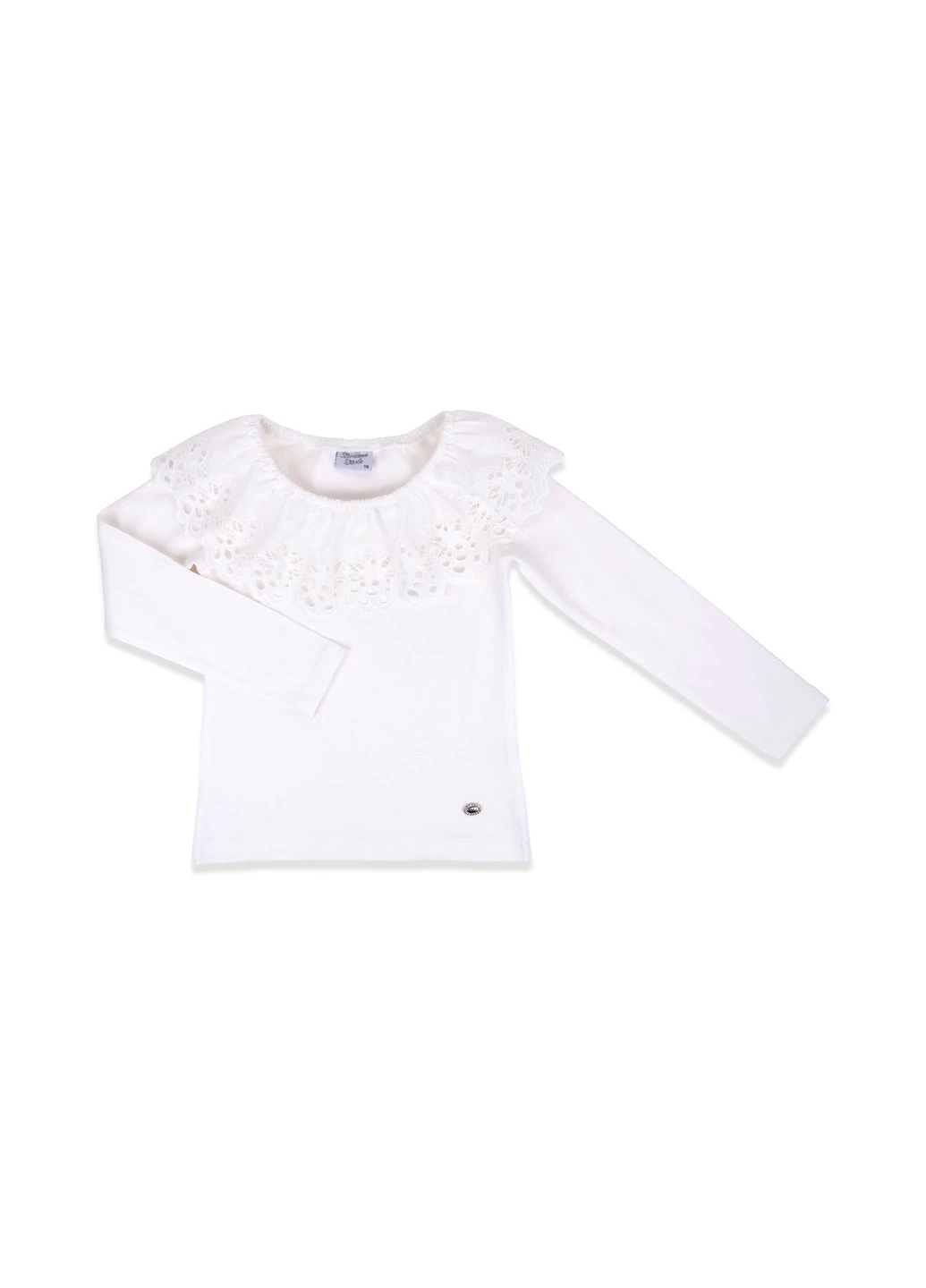 Кофта с кружевной оборкой (9999-140G-beige) Breeze (257204538)