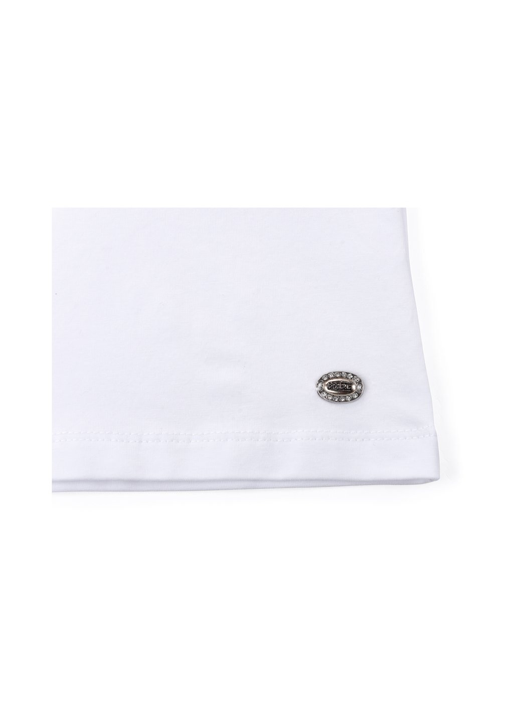 Кофта з мереживним коміром (9269-140G-white) Breeze (257204362)