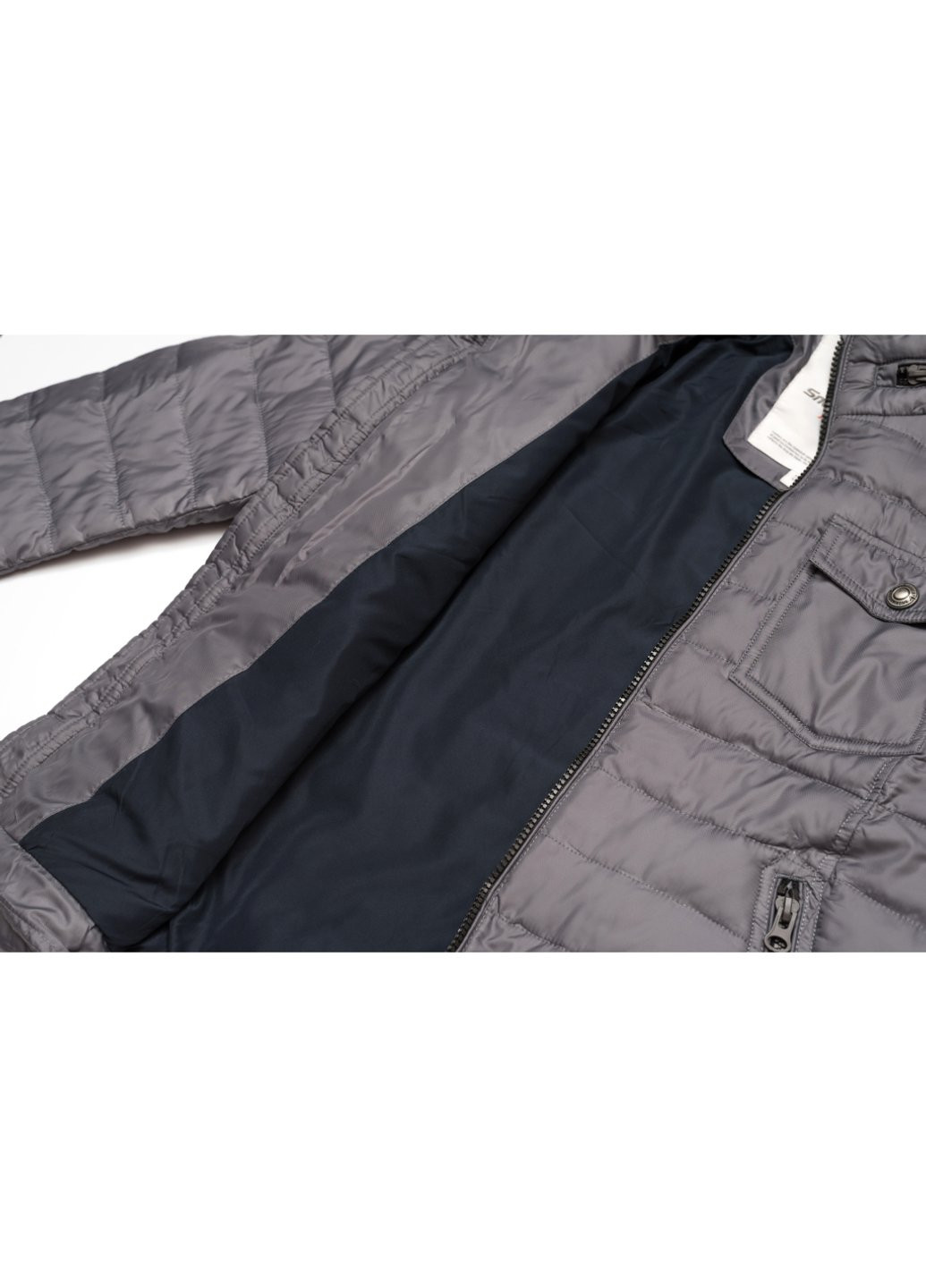 Серая демисезонная куртка демисезонная (sicmy-s404-152b-gray) Snowimage