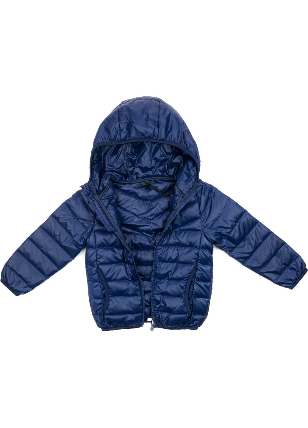 Голубая демисезонная куртка пуховая (ht-580t-116-blue) Kurt