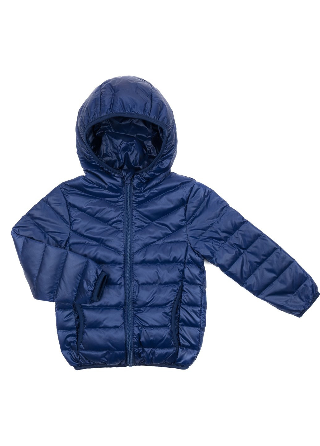 Голубая демисезонная куртка пуховая (ht-580t-116-blue) Kurt