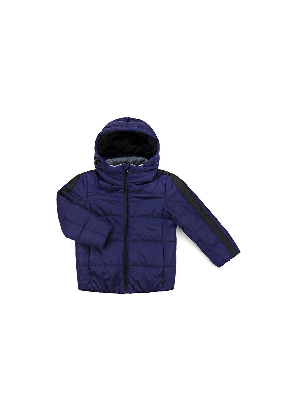 Голубая демисезонная куртка с капюшоном (sicmy-g306-122b-blue) Snowimage