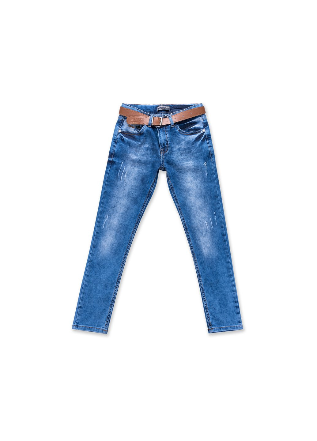 Джинси з ременем (20058-128G-jeans) Breeze (257204303)