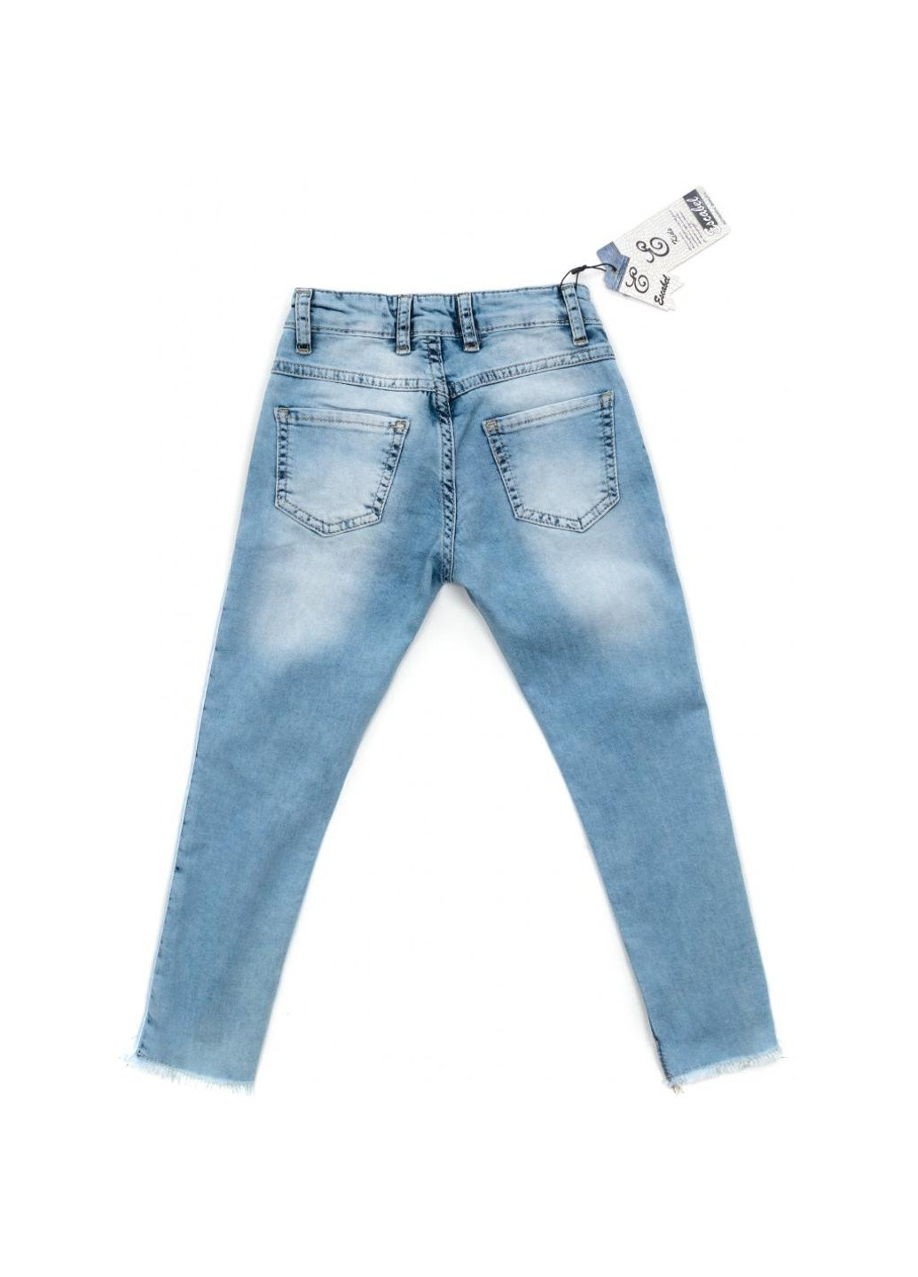Голубые демисезонные джинсы зауженые (esc-1981-2-176g-blue) Breeze