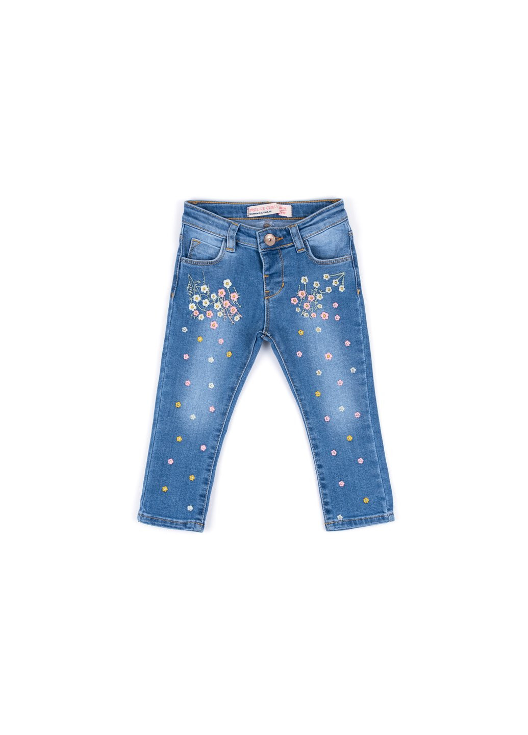 Джинси джинсові з квіточками (OZ-17703-74G-jeans) Breeze (257205767)