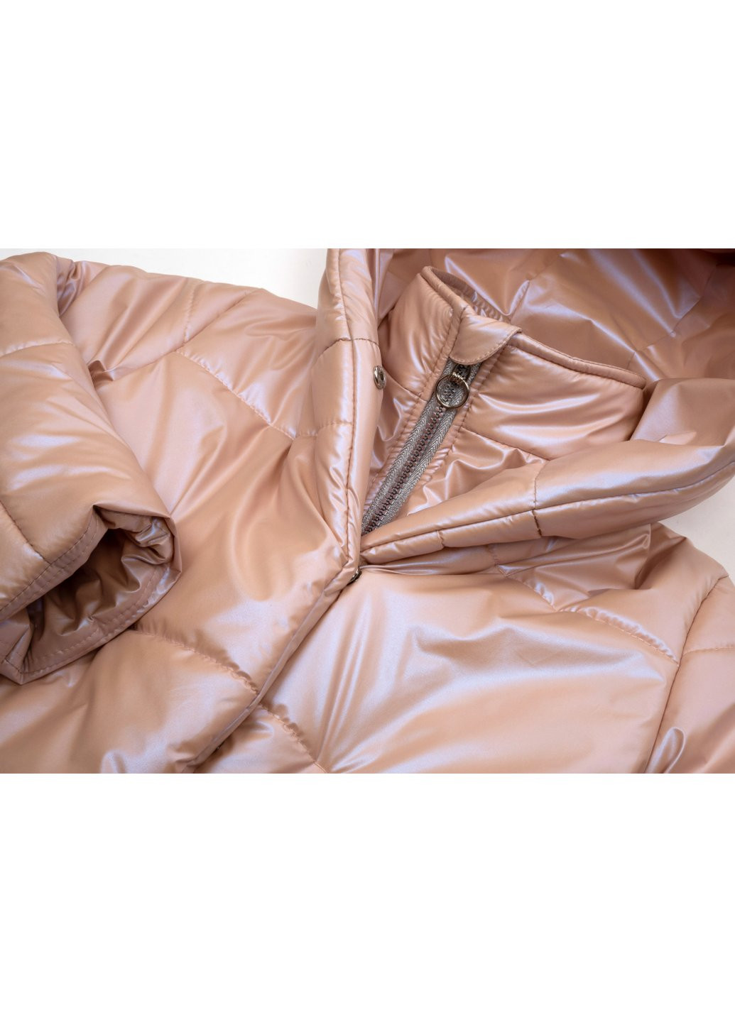 Рожева демісезонна куртка пальто "rozi" (21706-122g-pink) Brilliant