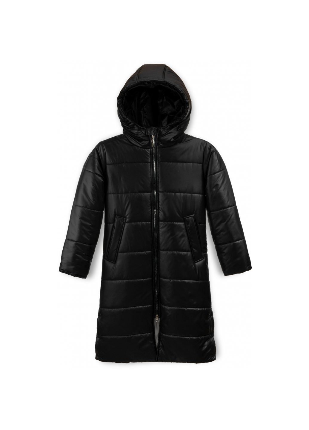 Чорна демісезонна куртка пальто "donna" (21705-152g-black) Brilliant