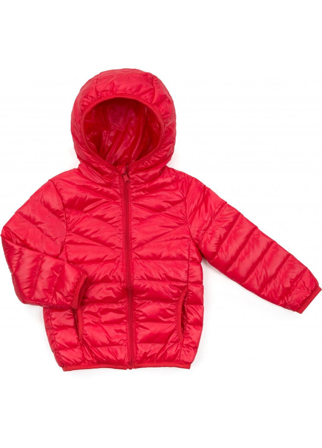 Красная демисезонная куртка пуховая (ht-580t-98-red) Kurt