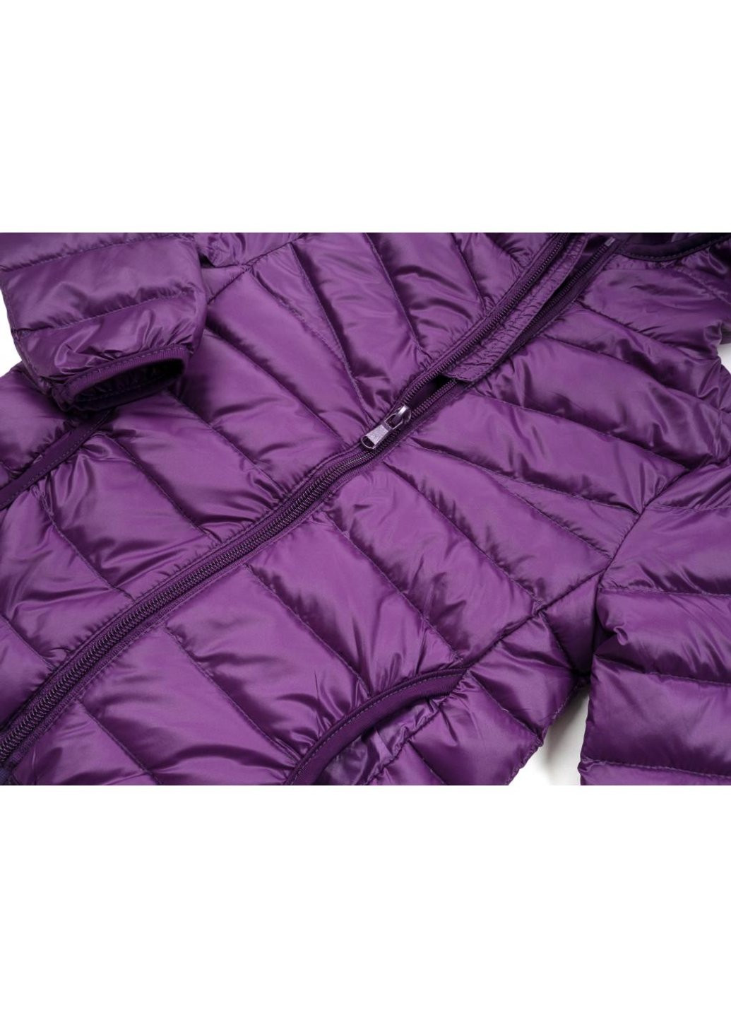 Комбінована демісезонна куртка пухова (ht-580t-104-violet) Kurt
