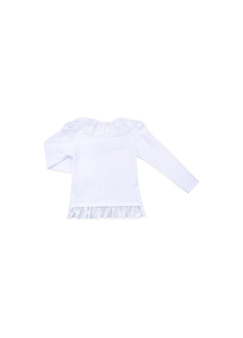 Кофта з мереживом (11179-128G-white) Breeze (257206263)