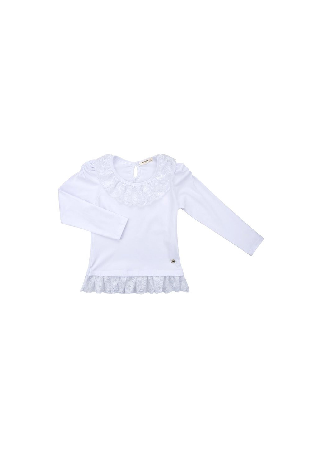 Кофта з мереживом (11179-128G-white) Breeze (257206263)