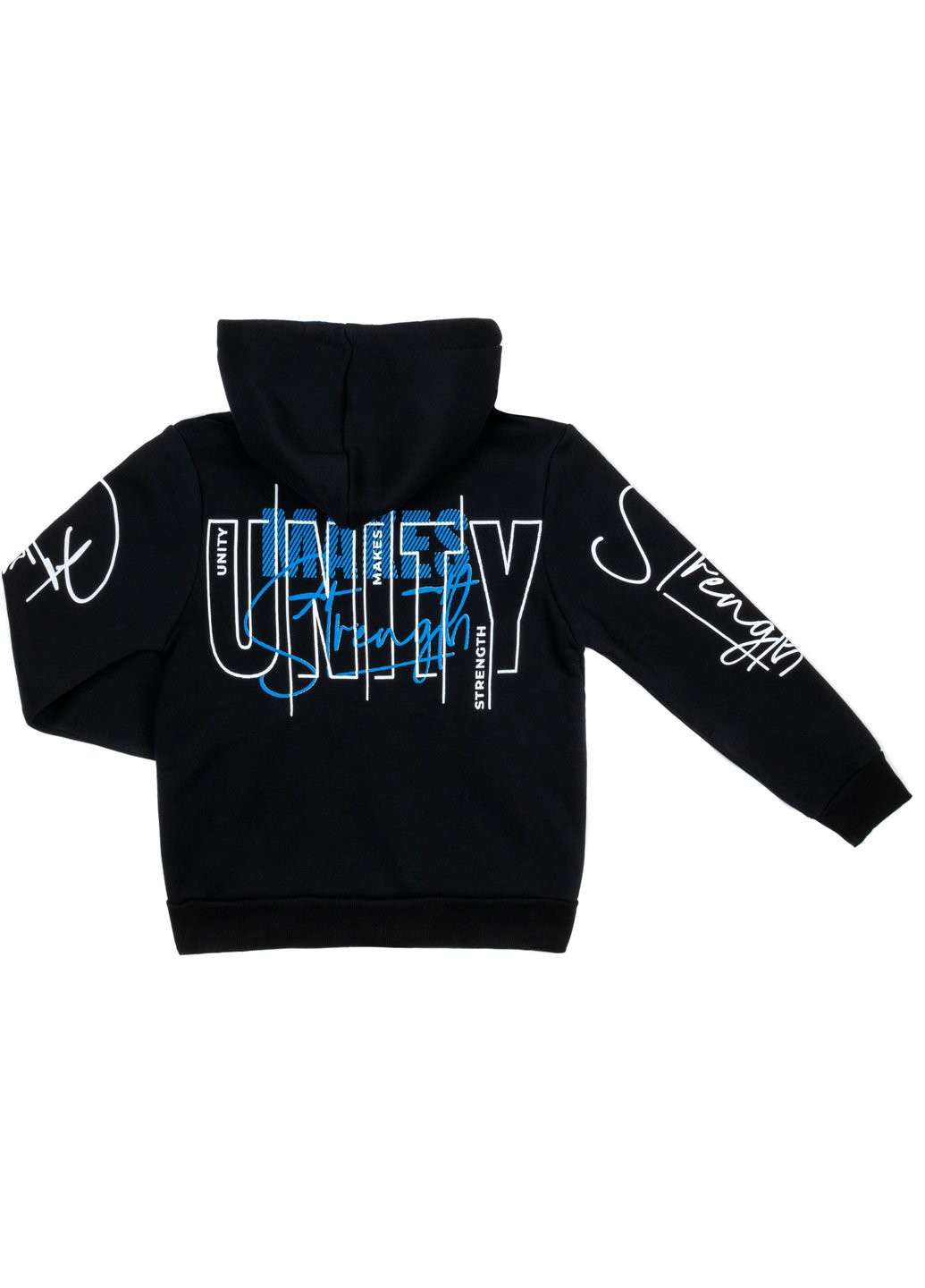 Кофта на флисе на молнии (18007-140B-blue) Breeze (257207936)