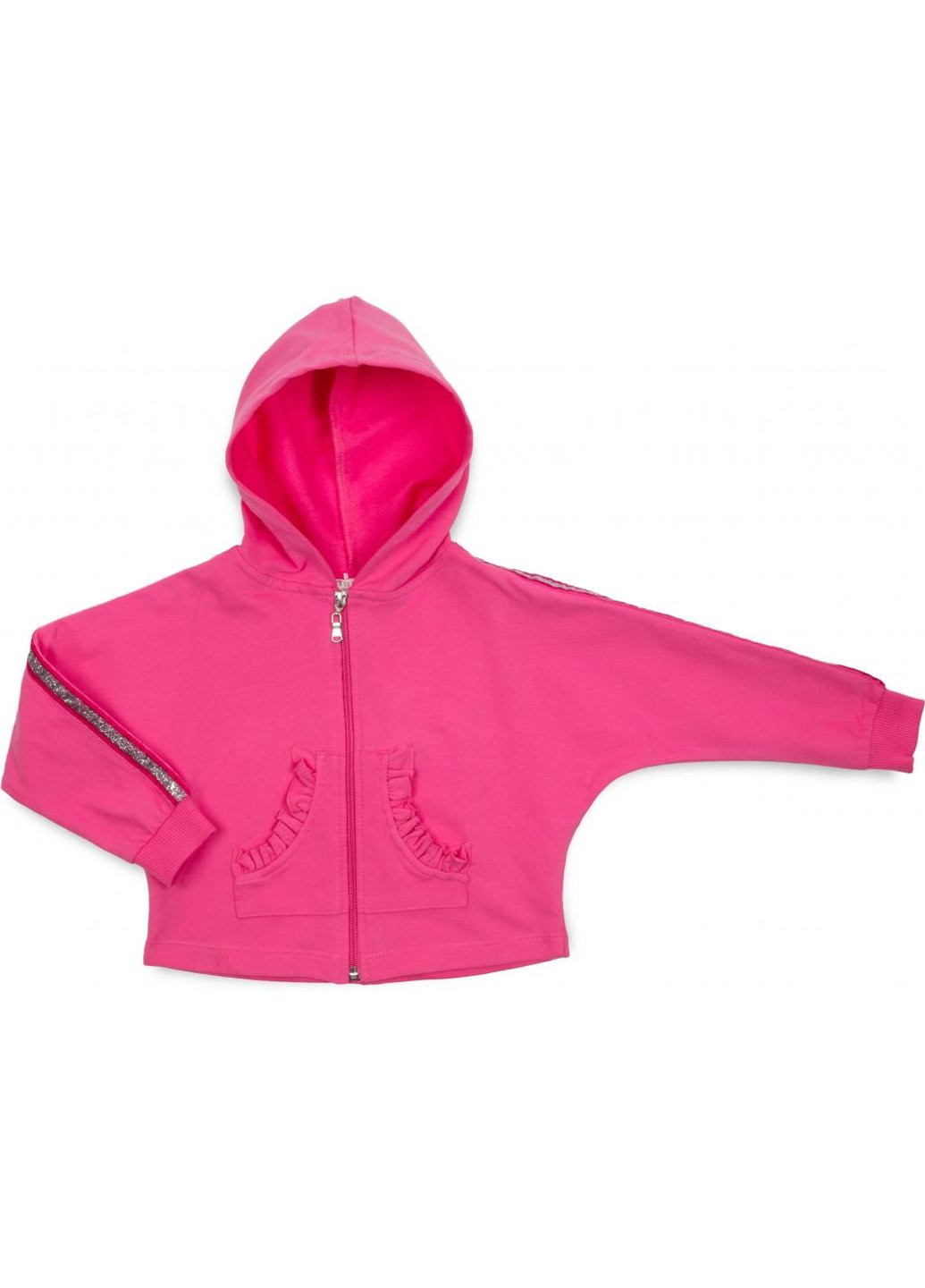 Кофта на молнии с капюшоном (14690-80G-pink) Breeze (257207249)