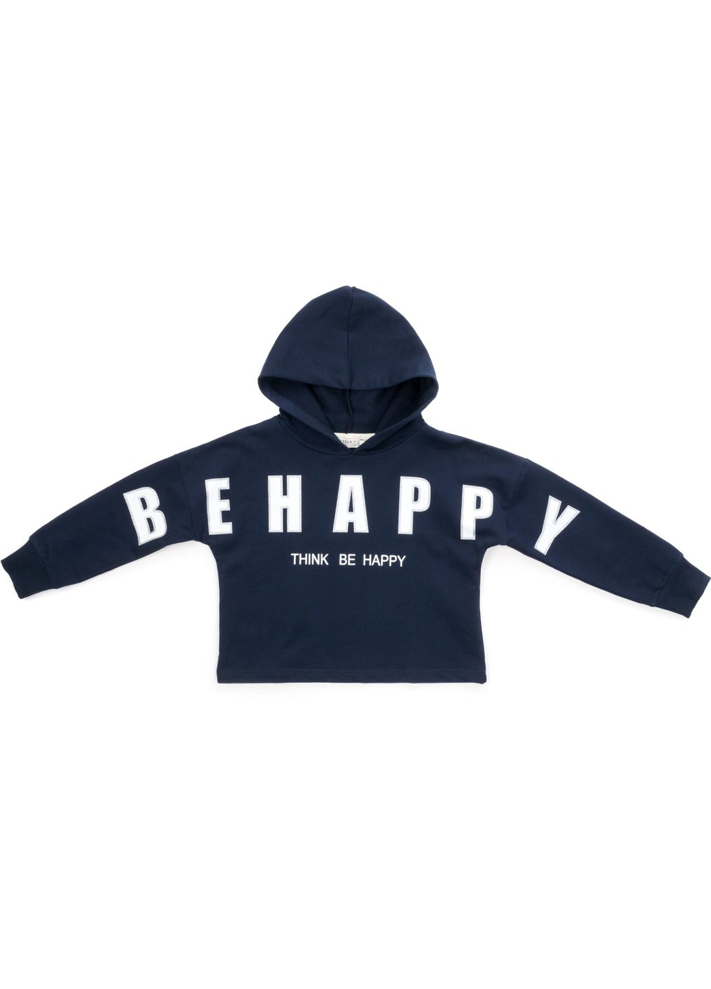 Кофта "BE HAPPY" (13136-128G-blue) Breeze (257205671)