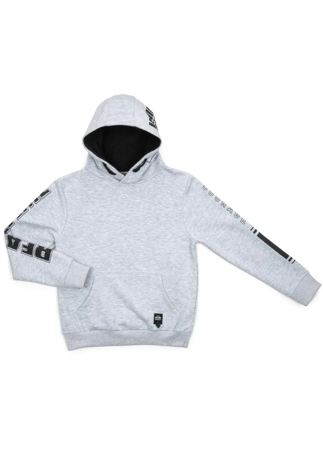 Кофта с капюшоном (14905-134B-gray) Breeze (257208149)