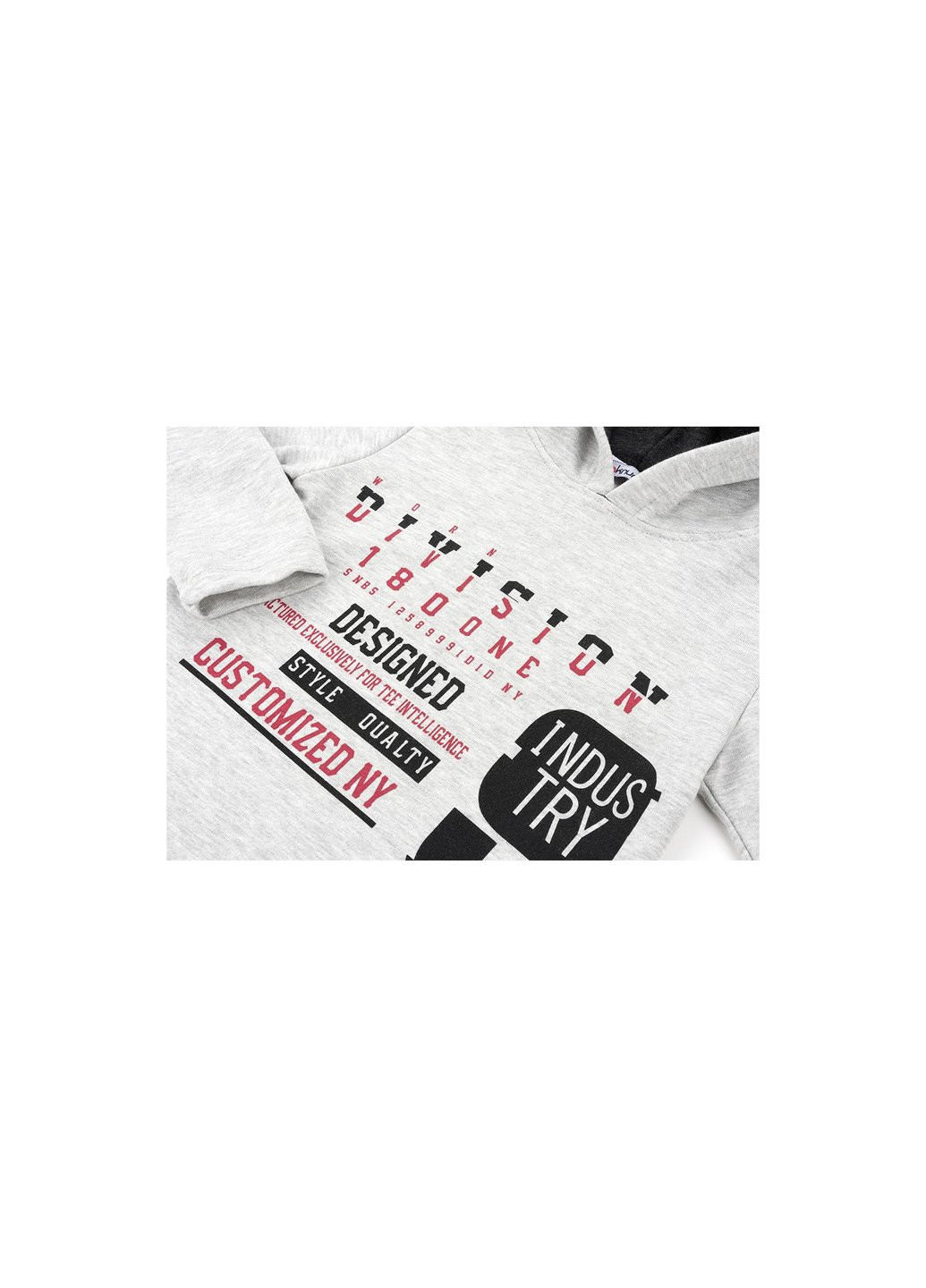 Кофта с капюшоном (6785-116B-gray) Haknur (257207476)