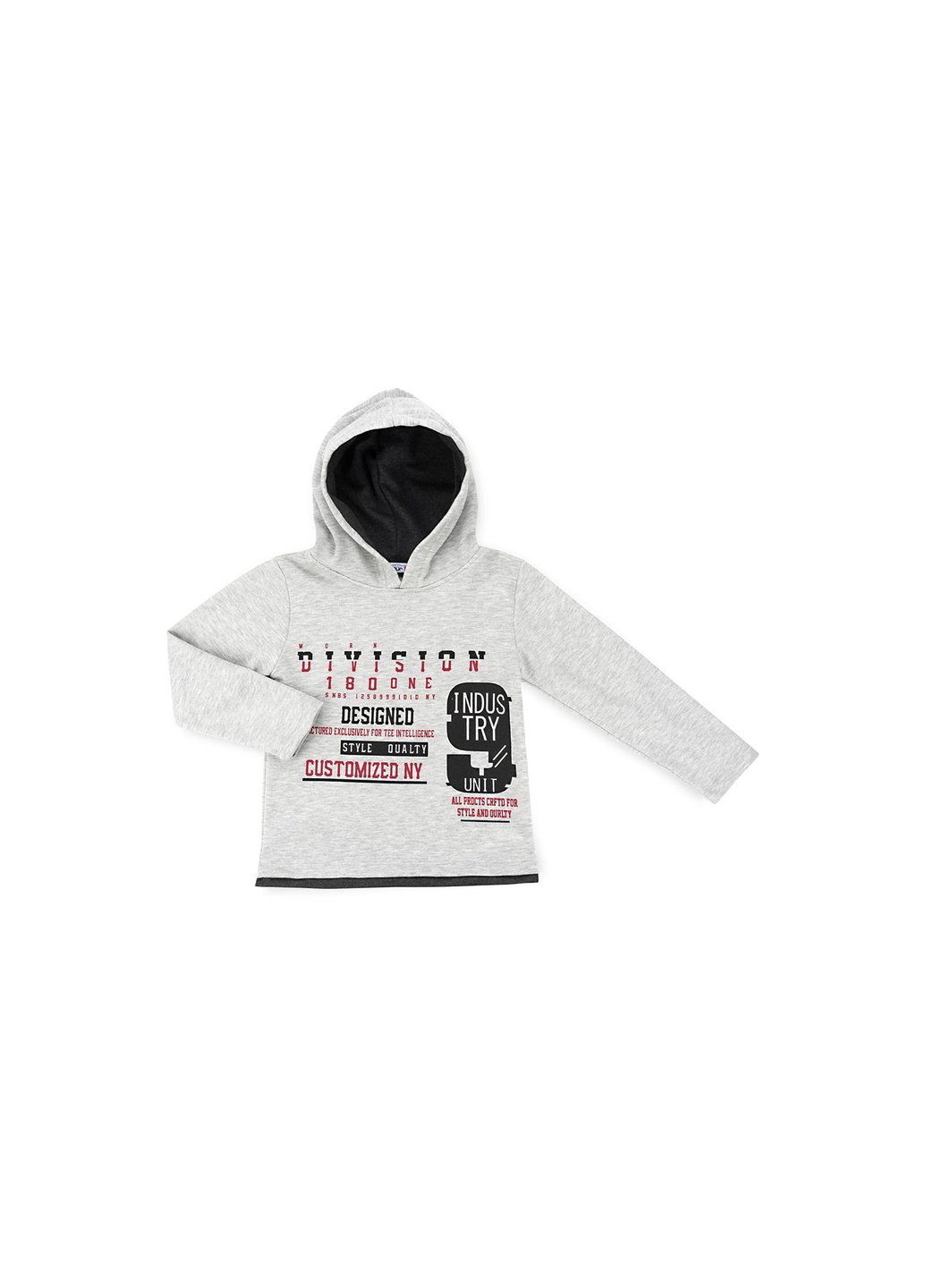 Кофта с капюшоном (6785-116B-gray) Haknur (257207476)