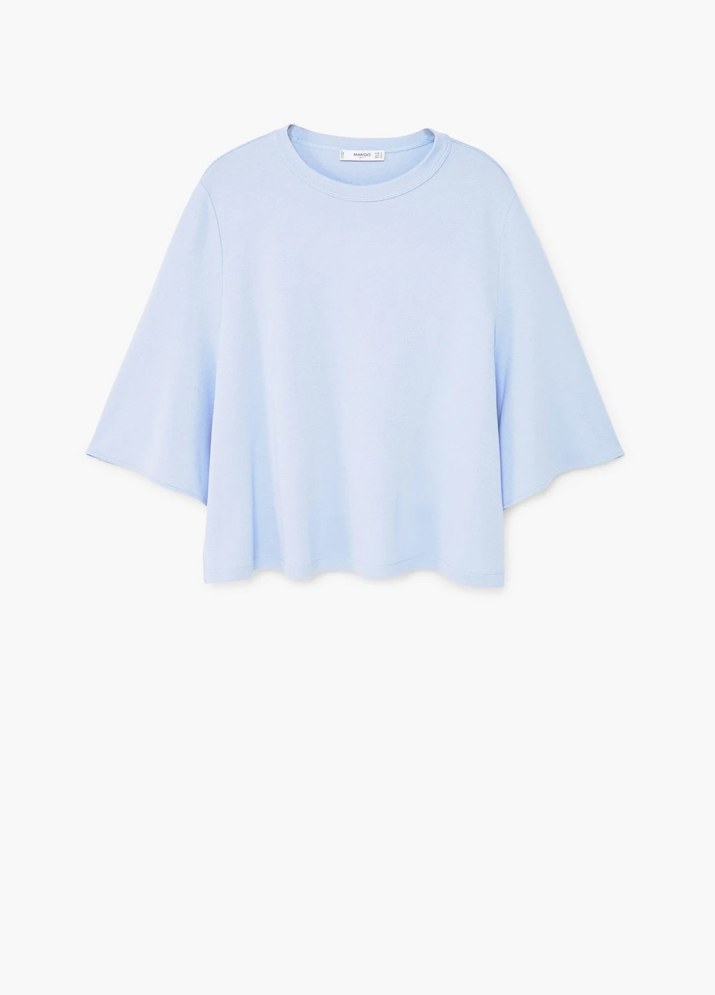Голубая блуза Mango