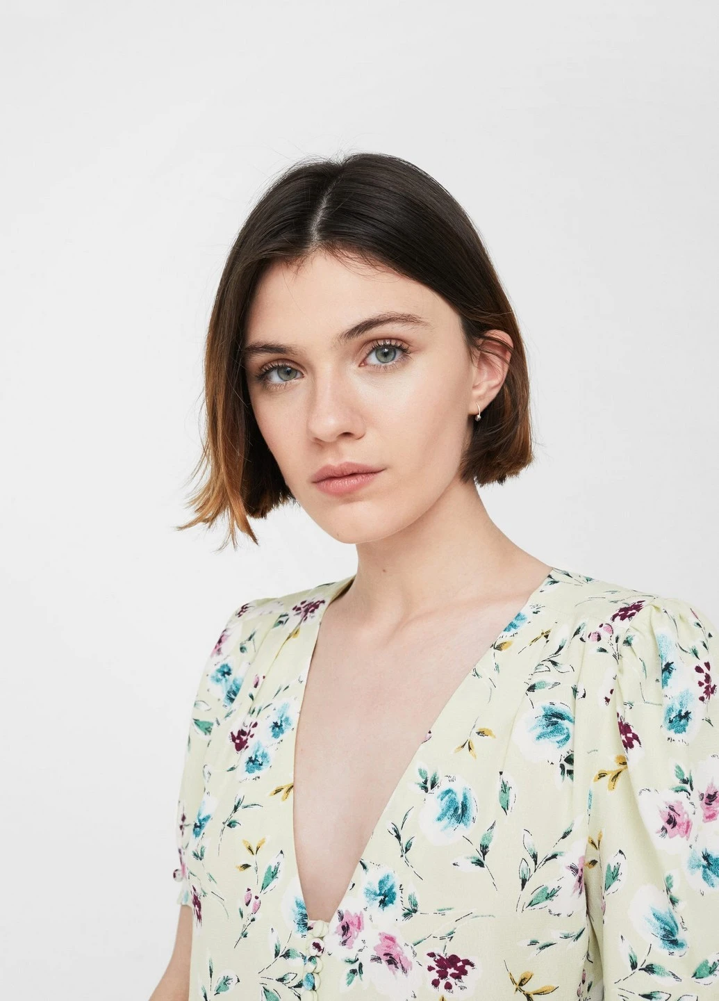 Салатова кежуал сукня Mango однотонна