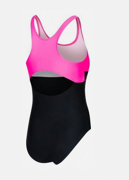 Рожевий демісезонний купальник для дівчаток emily 7218 чорний, рожевий діт 134см 367-19 134 Aqua Speed