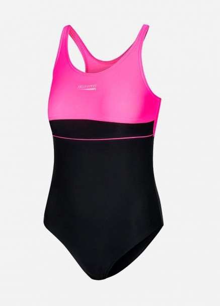 Рожевий демісезонний купальник для дівчаток emily 7218 чорний, рожевий діт 134см 367-19 134 Aqua Speed