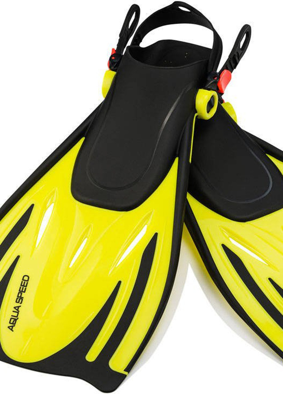 Ласты Aquaspeed Wombat 530-18-1 38/41 (24-27 см) Черно-желтые (5908217630377) Aqua Speed (257259525)