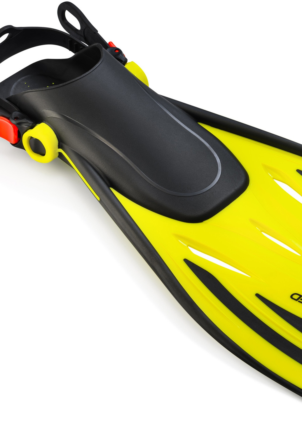 Ласты Aquaspeed Wombat 530-18-1 38/41 (24-27 см) Черно-желтые (5908217630377) Aqua Speed (257259525)