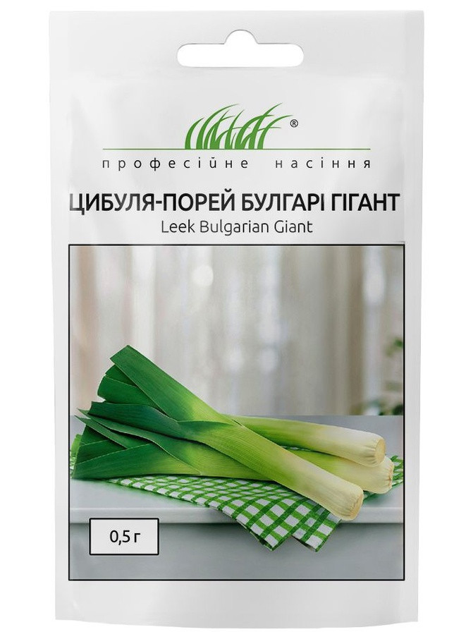 Семена Лук порей Булгари Гигант 0,5 г Професійне насіння (257184083)