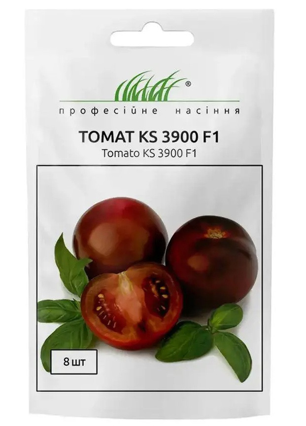Семена Томат KS 3900 F1 високорослый черный 8 шт Професійне насіння (257184090)