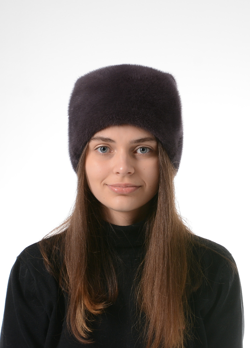 Жіноча зимова тепла норкова шапка Меховой Стиль бабочка (257197471)