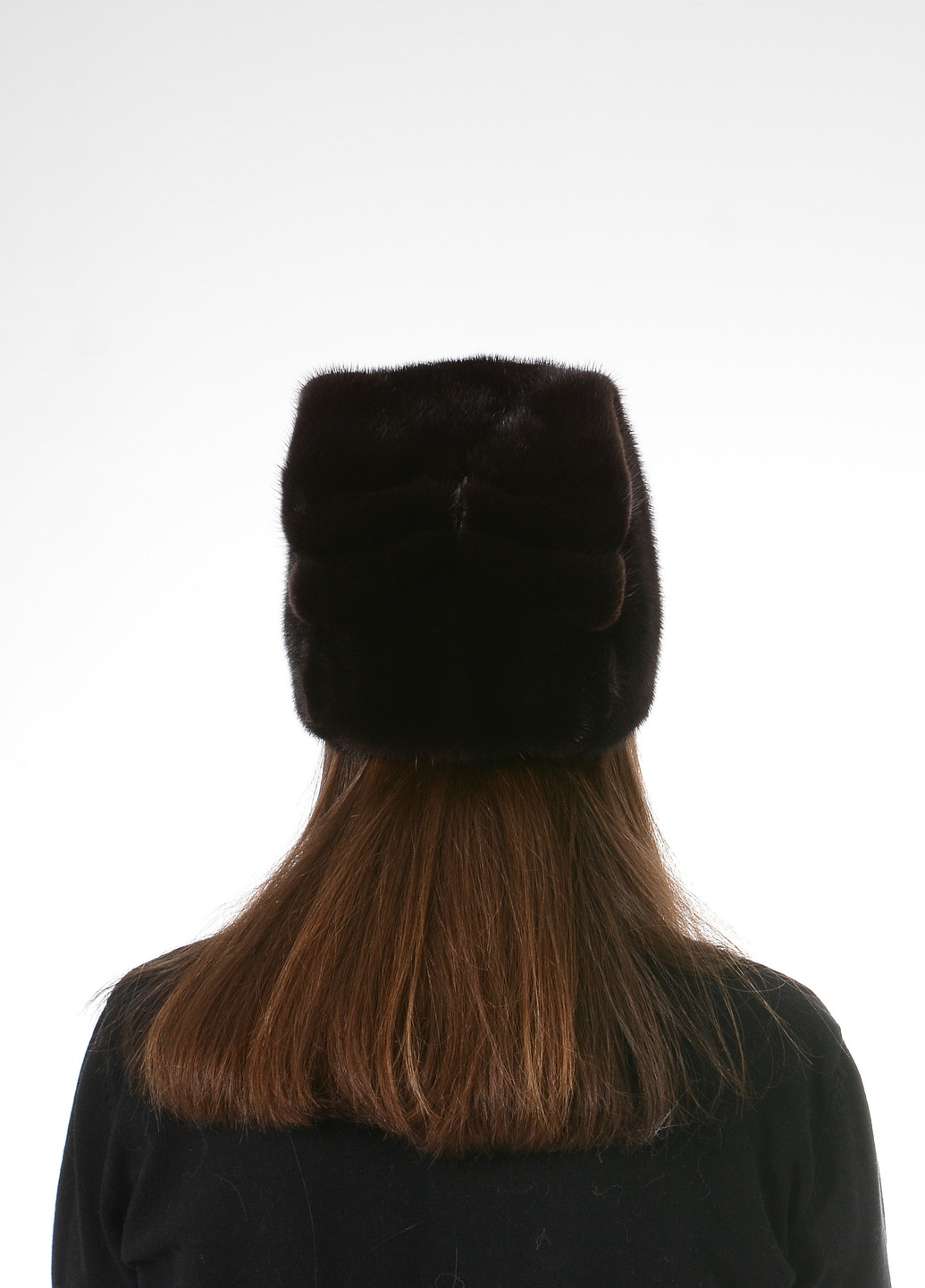 Женская зимняя теплая норковая шапка Меховой Стиль бабочка (257197470)