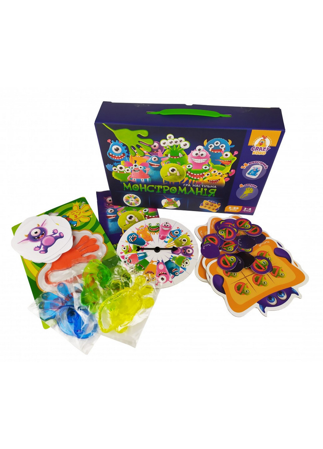 Детская настольная игра "Монстромания" 18,5х6х28 см Vladi toys (257201503)