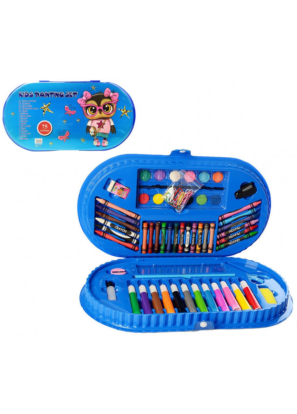 Детский набор для творчества в чемодане (Сова) От 3-х лет Metr+ (257201341)