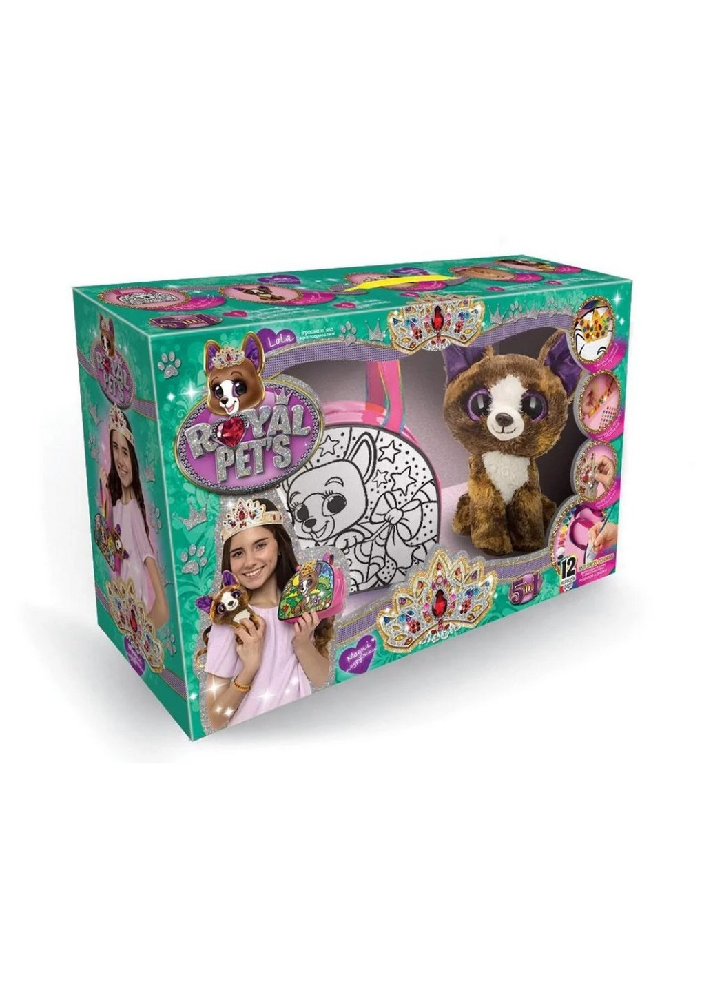 Набір творчої творчості "ROYAL PET`S" сумочка з собачкою (укр.) 34х21х12,5 см Danko Toys (257202353)